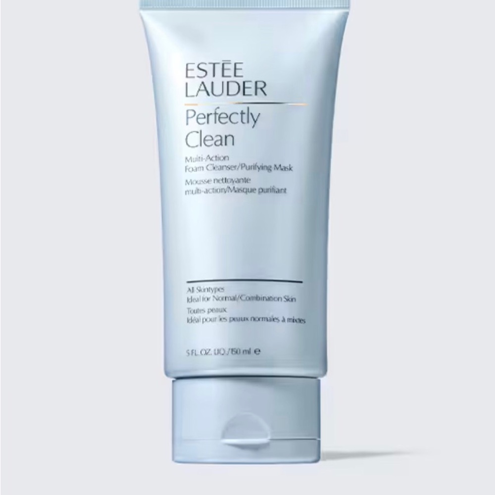 Estee Lauder Perfectly Clean Foam Cleanser - Light Blue Squeeze Bottle